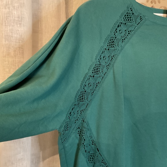 Altar'd State Forest Green Sweatshirt - Picture 3 of 7